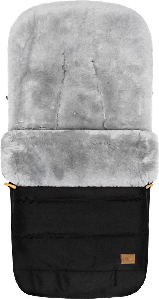 Fillikid Fußsack Bernina Alpina Lammfell Schwarz Produktbild 