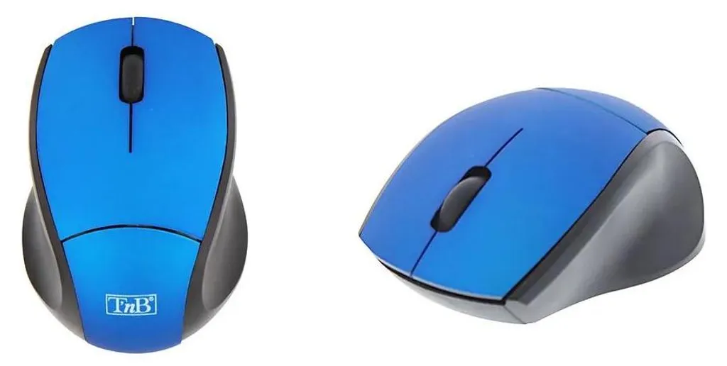 Souris T'nB filaire bleu compacte pour ordinateur PC et Mac portable