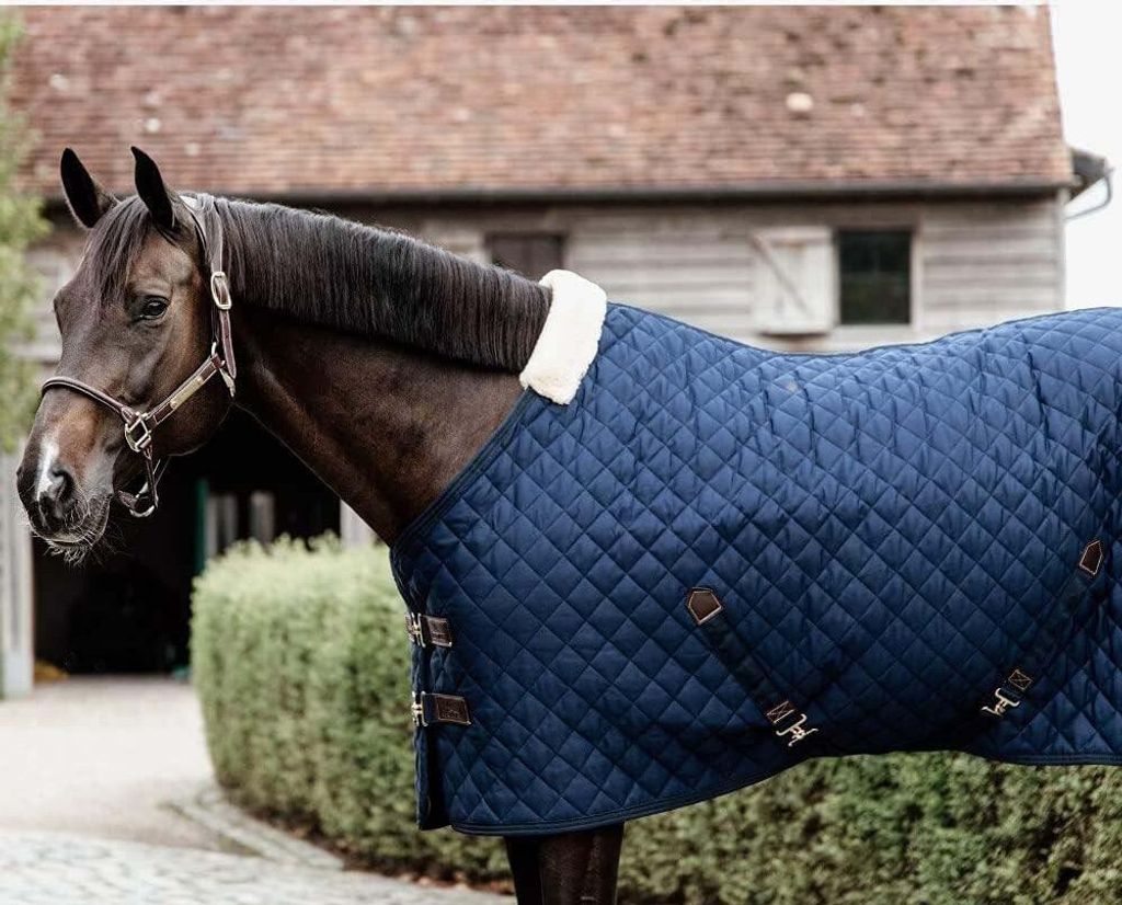 Kentucky Horsewear Stalldecke 200g Stable Rug Winterdecke Marine 140
