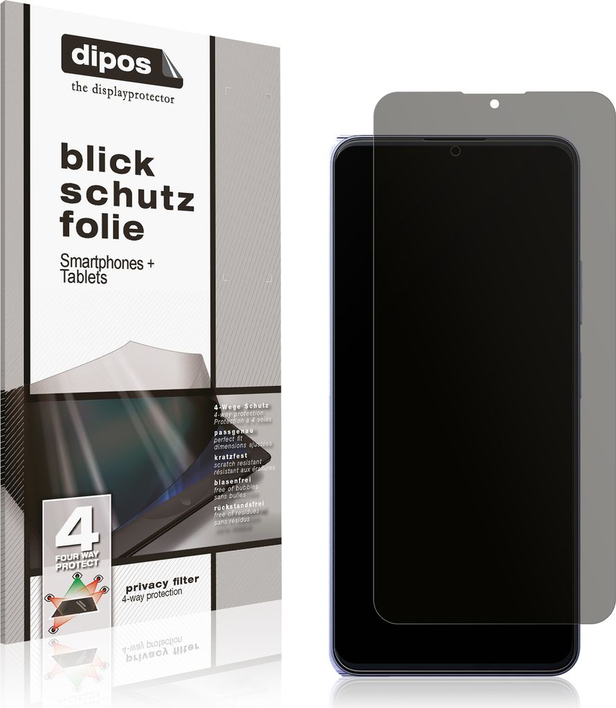 Blickschutzfolie für Oscal Modern 8 matt Schutzfolie Folie Display Schutz dipos