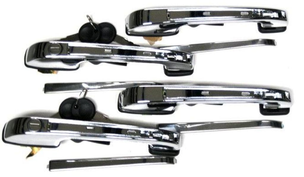 VW Golf II 83-92 Außentürgriffe 4-teiliges Set TUNING Chrom