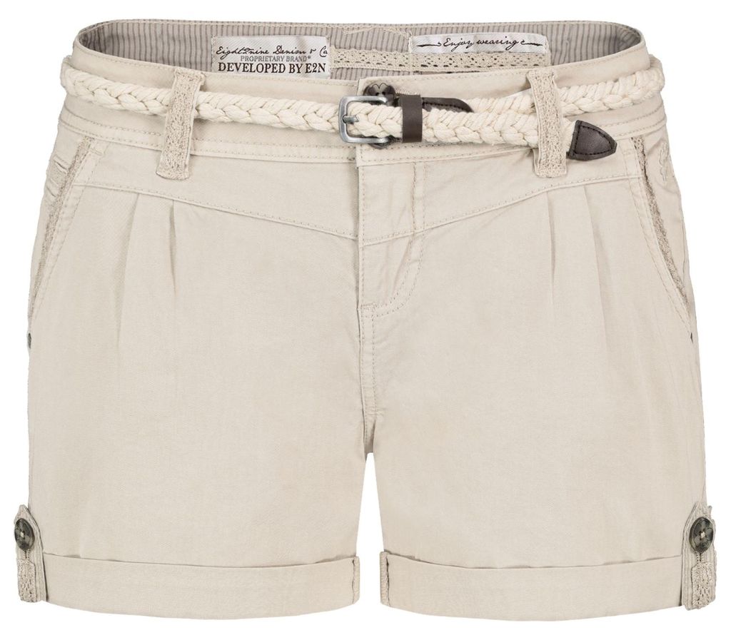 EIGHT 2 NINE Shorts Inklusive Gürtel Eingrifftaschen Gerade Regular Fit Größe: XL