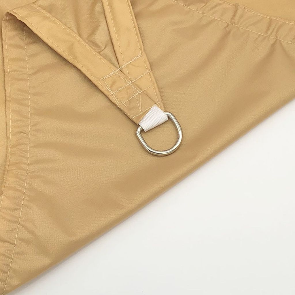 3x4m wasserdichtes rechteckiges Sonnensegel, wasserabweisendes Schattentuch, UV-Schutz für Gartenterrasse, Sand