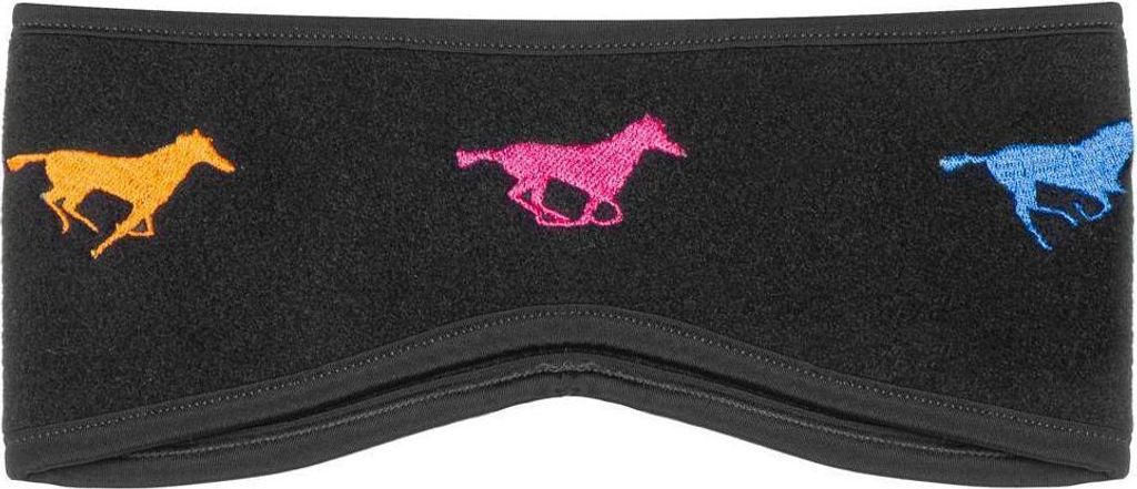 GALOP WEAR Reitstirnband Stirnband für Reiter Pferde im Galopp - Bunte Pferde