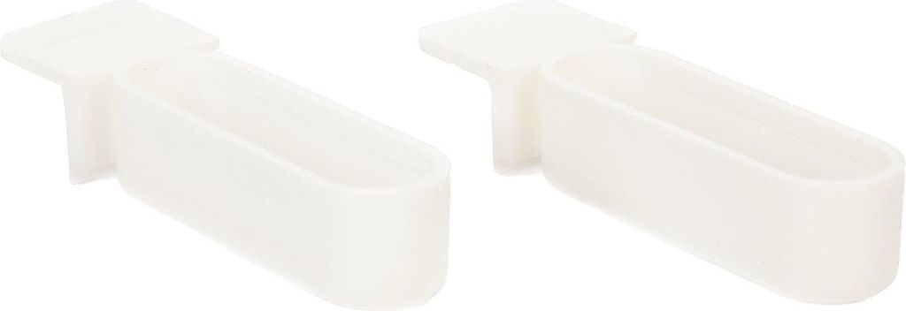 Ciotola per snack - ciotola per uccelli - plastica - bianco Immagine del prodotto 