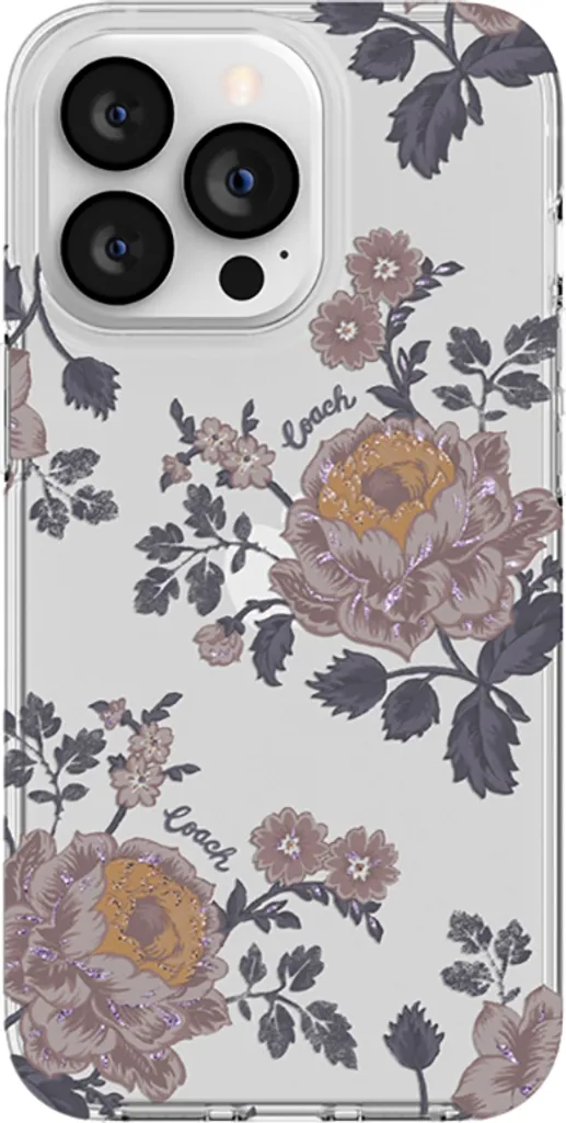 Coque iPhone 13 Pro Coach Moody Floral : Design Slim et Finition Luxe