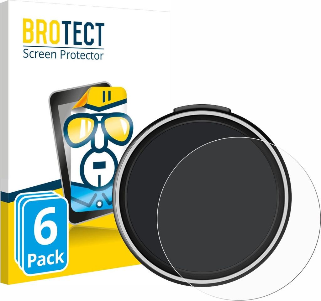 6x Für OOONO CO-Driver NO2 Plus Schutzfolie BROTECT Displayschutz Display Schutz Folie Klar Transparent