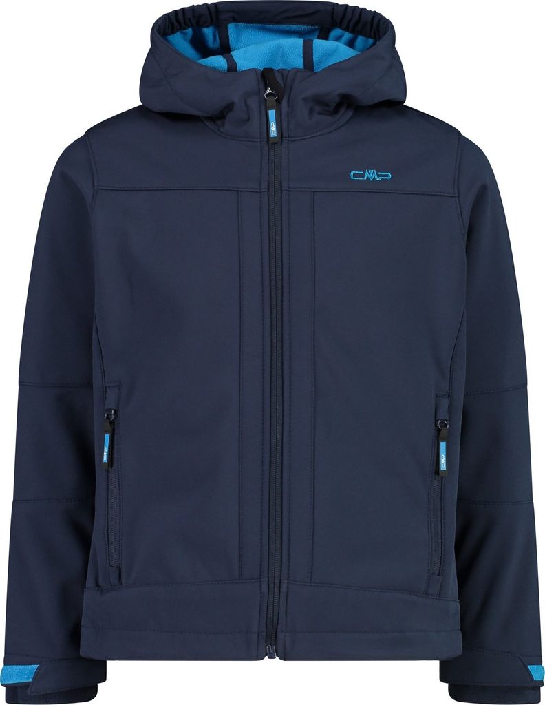 Cmp Kid Jacket Fix Hood B.blue-Danubio 104