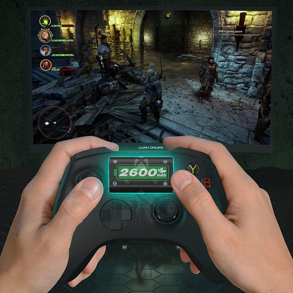 Akku für Xbox One/Series X&S Controller, 2600mAh, mit Produktbild 6