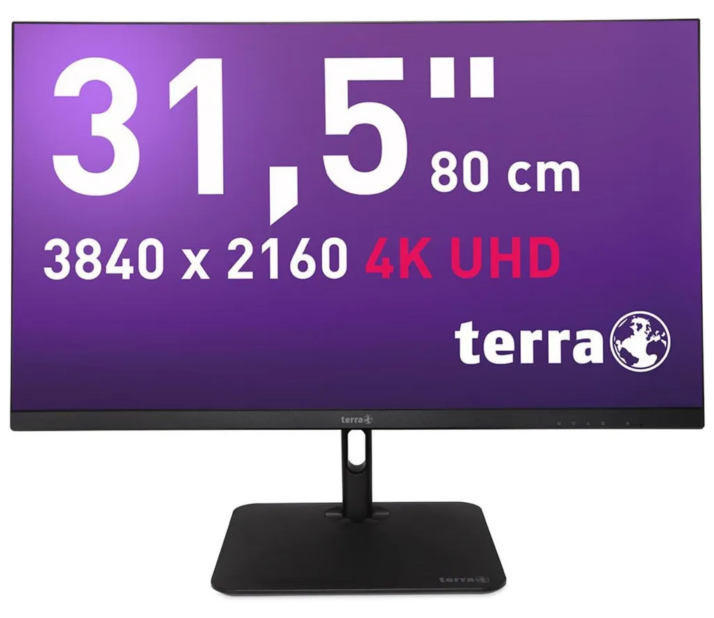 Terra LCD/LED 3295W PV Écran PC 4K UHD 31.5 Pouces avec USB-C et DP