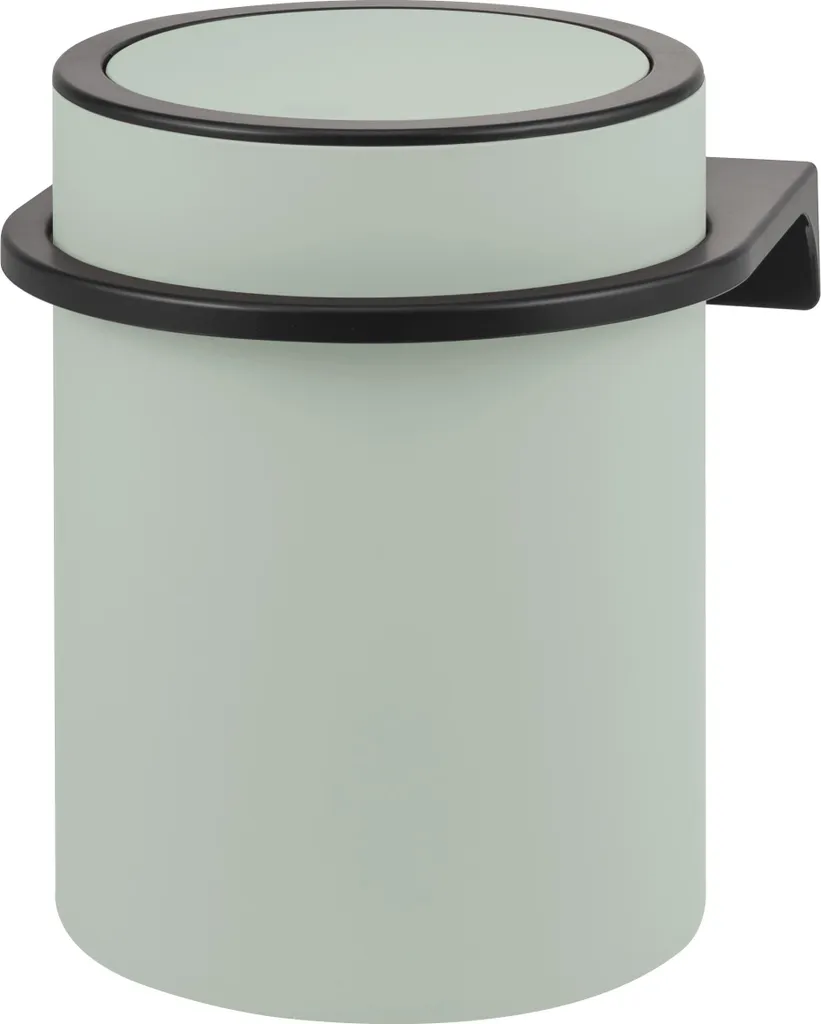 Petite poubelle de salle de bain murale SAVONA 5,5L couleur sauge