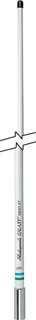 Antenne VHF 3 dB Shakespeare Galaxy 15400-XT Fibre de Verre 1.2m