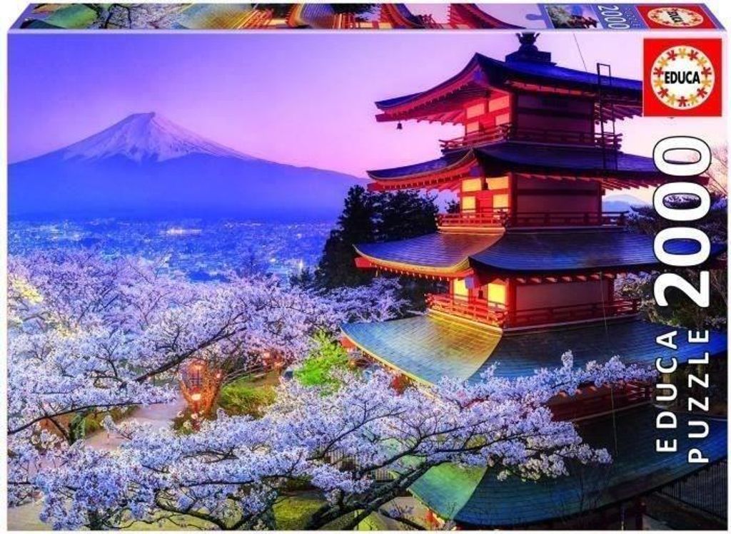 Educa Puzzle 2000 Teile Monte Fuji Japan, 96 x 68 cm