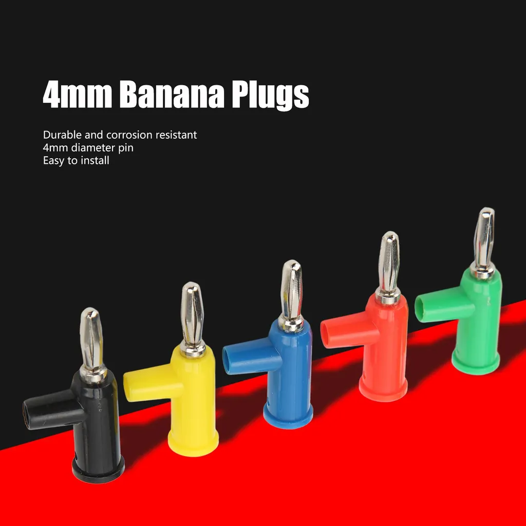 Connettori a Banana 4mm Solderless: Ottone e Plastica ABS Anti-Urto - 7