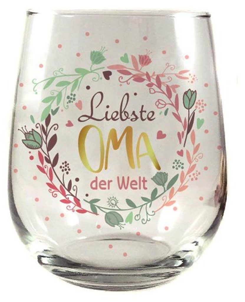 Whiskyglas, Wasserglas oder auch Weinglas mit Spruch - Produktbild 