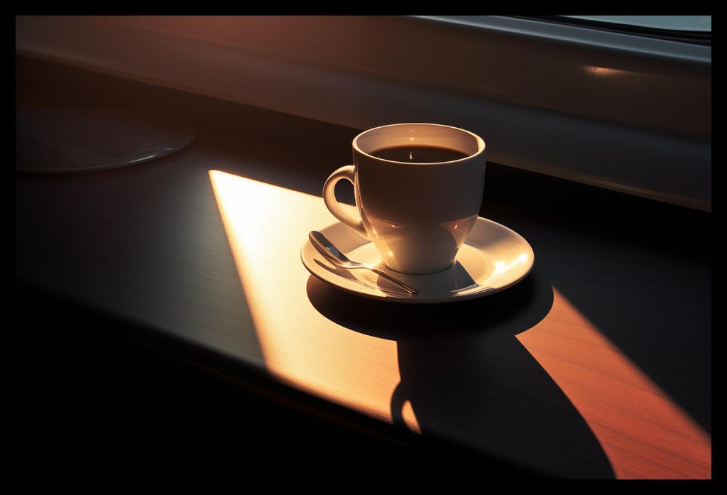 Plakat 45x30cm Kaffee am Morgen