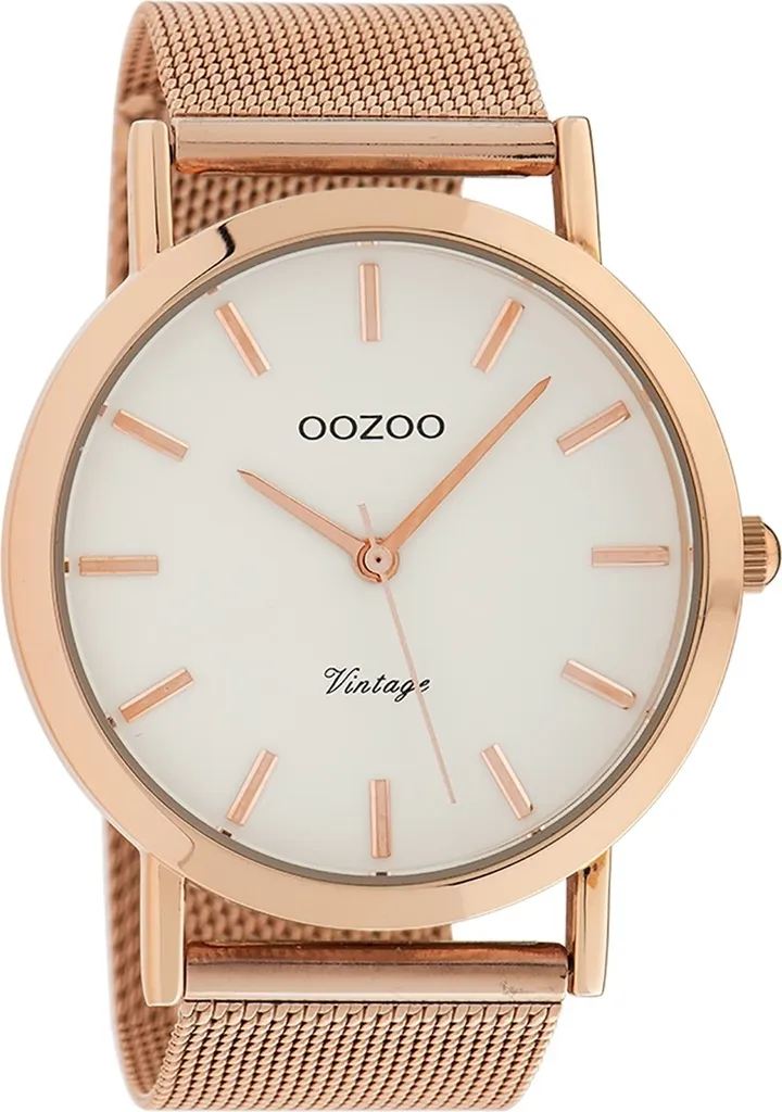 Montre femme chic or rose Oozoo UOC9997A idéale pour toutes occasions
