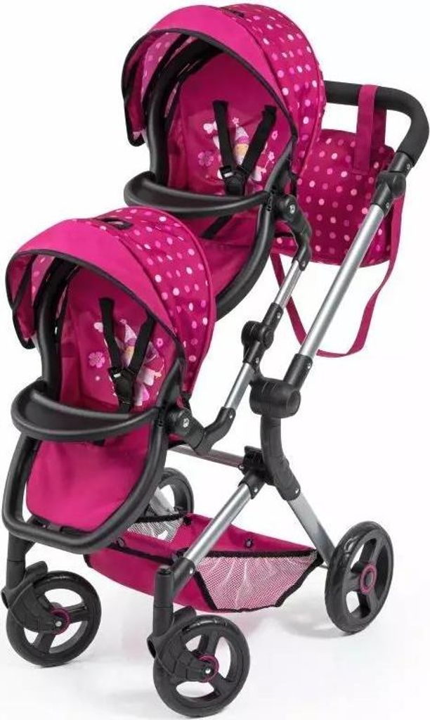 Bayer Design 26267AA Puppenwagen Twin Neo mit Tasche, Produktbild 