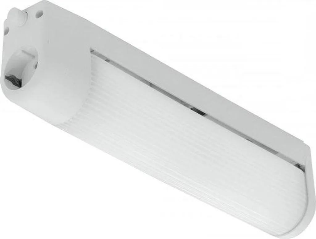 Éclairage miroir de salle de bain avec prise pour rasoir, 35 cm, 2x E14