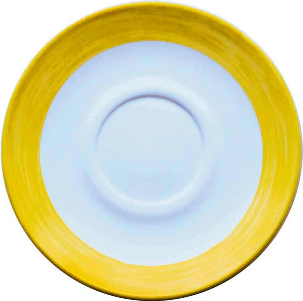 Brush Yellow Untertasse 14cm - 6 Stück