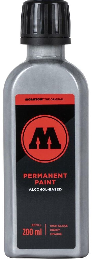 Molotow PERMANENT PAINT 200ml chrom Produktbild 