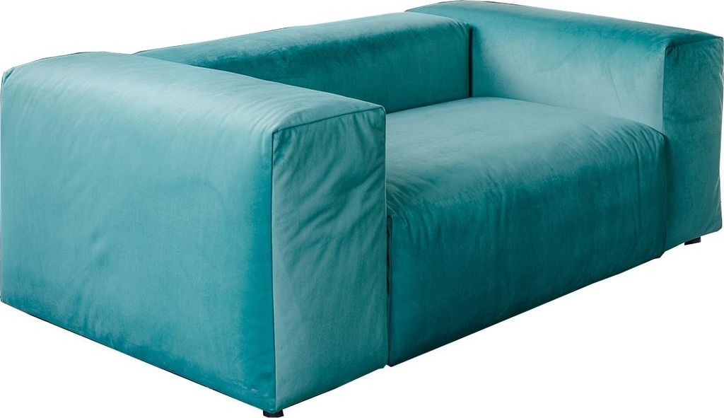 KAWOLA Loveseat MIA Modularer Sessel 4-tlg. Velvet grün