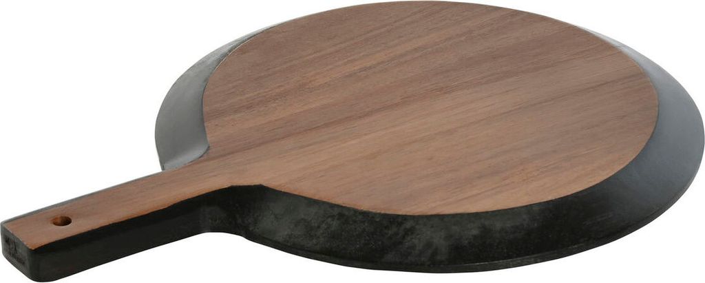 Home Schneidebrett ESPRIT Schwarz Natur Pizarra 38 x 28 x 1,8 cm
