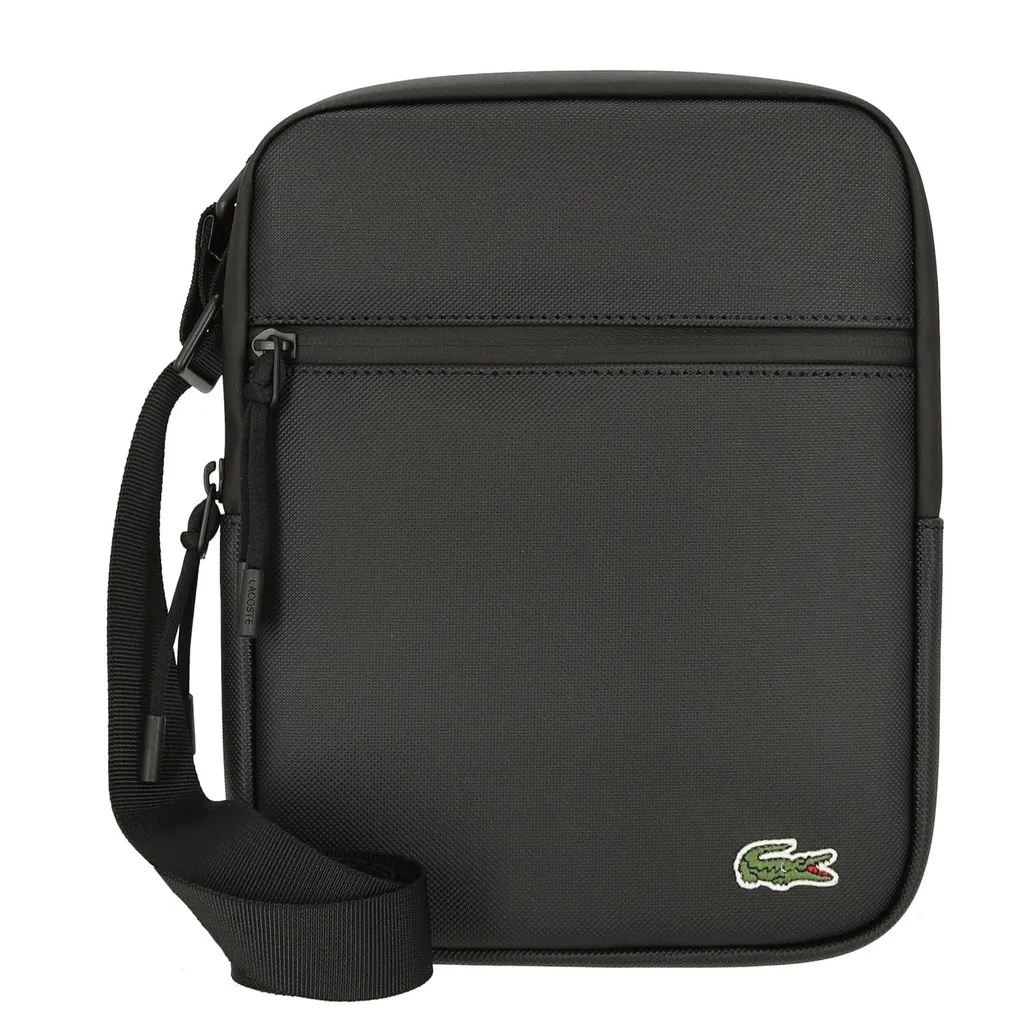 Lacoste Borsa Viaggio Flat Crossover LCST Noir - Leggera e Sicura - 5