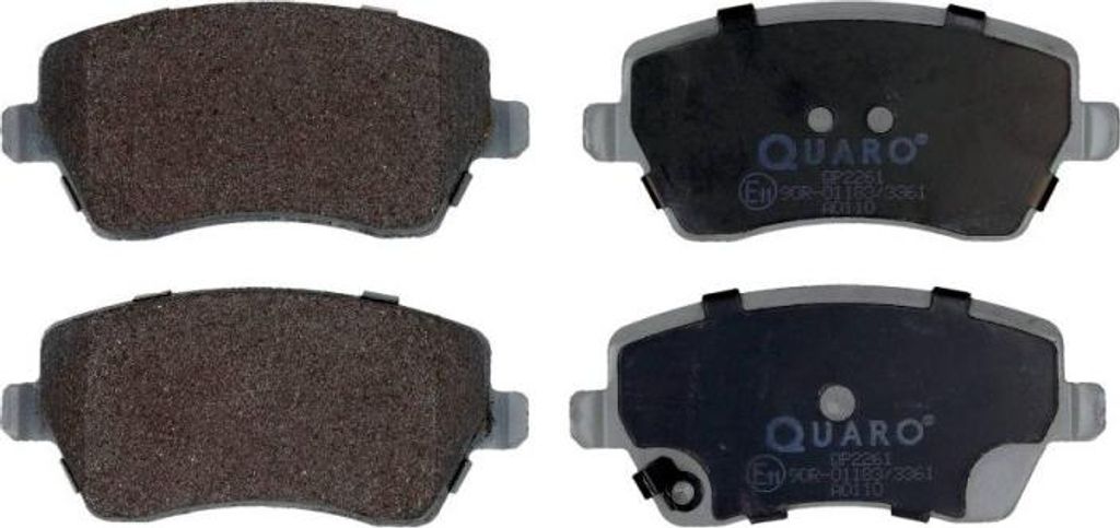 QUARO Bremsbeläge Satz Vorne Bremsklötze für OPEL AGILA (B) (H08) QP2261
