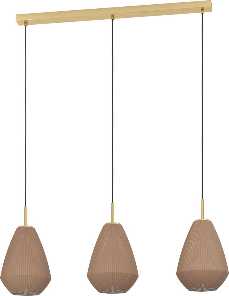 EGLO Hängelampe Caprarola, 3-flammige Pendelleuchte über Produktbild 