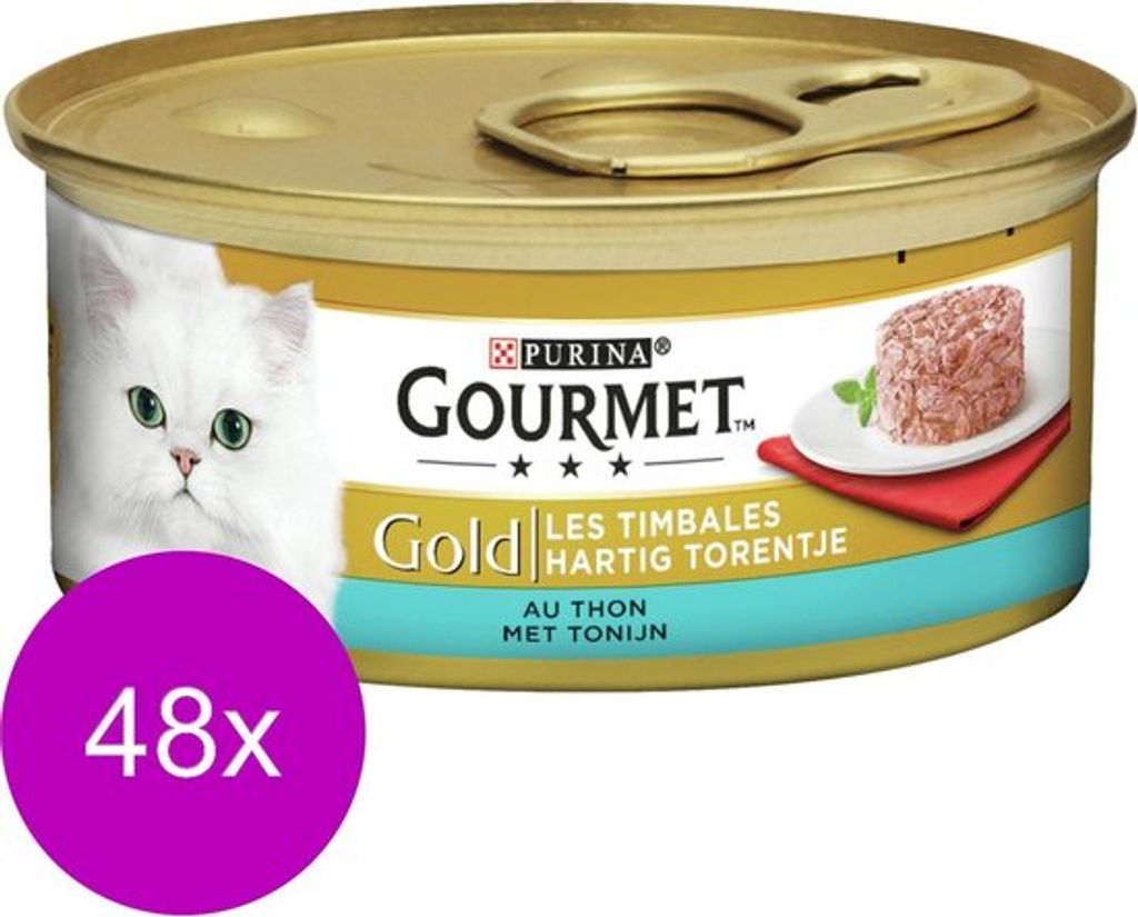 Gourmet Gold Raffiniertes Ragout mit Thunfisch 48 x 85 g
