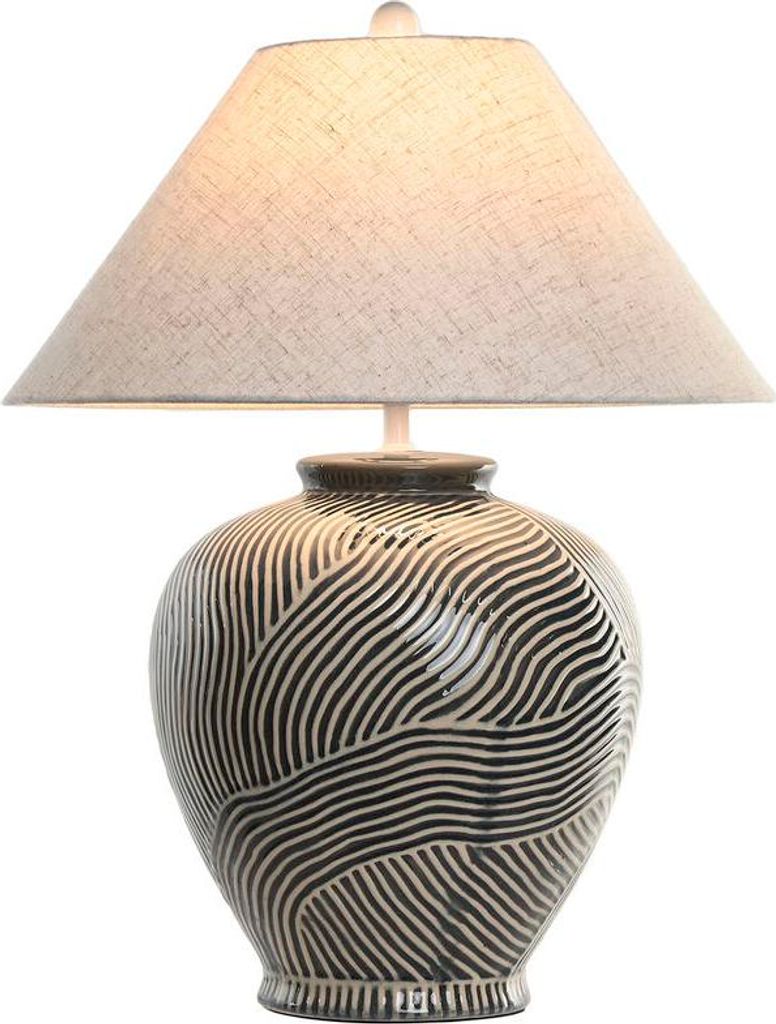 Tischlampe Home ESPRIT Blau Beige 50 W 220 V