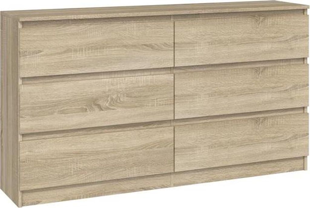 Topeshop M6 140 SON 2X3, Eiche, 6 Schublade(n), Produktbild 