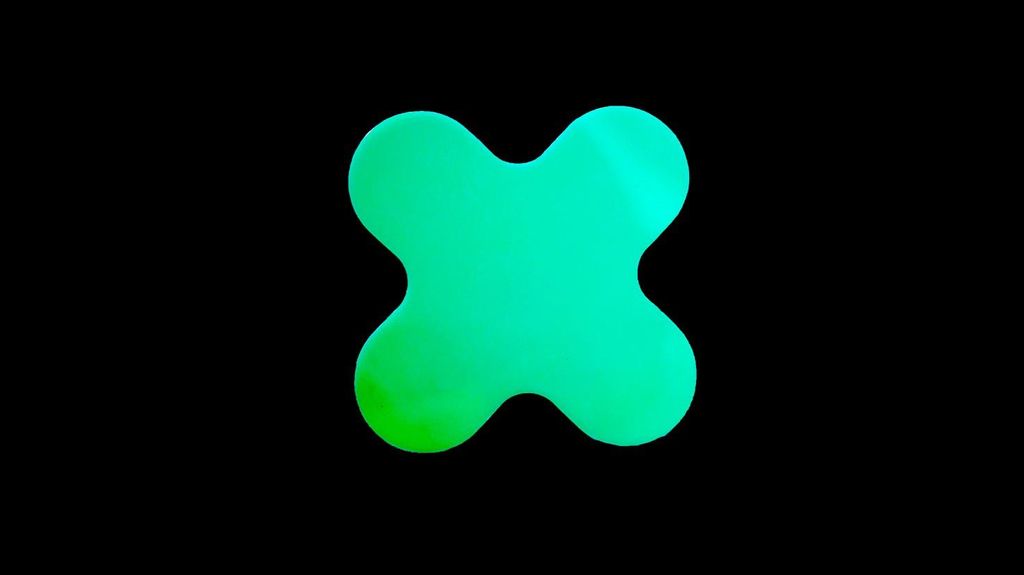 X - Stück - Glow in the dark Glow - in - the - dark 18 x 18 cm - Bodenmarkierung mit glatter Oberfläche - Glow - in - the - dark - Glatt - Polyvi...