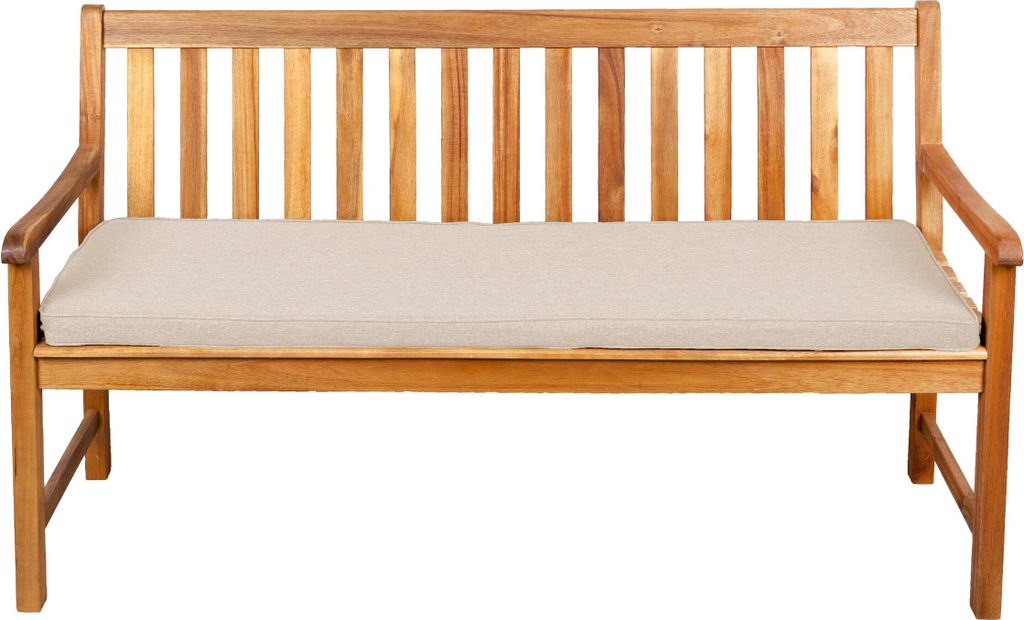 Sitzkissen für Bank, Gartenschaukeln, Sitz, glatt. FK5 (100x50x5, Creme)