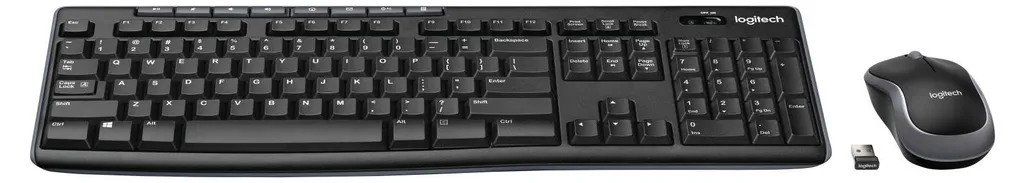 Ensemble Clavier Souris Logitech MK270 Idéal pour Télétravail et Bureau