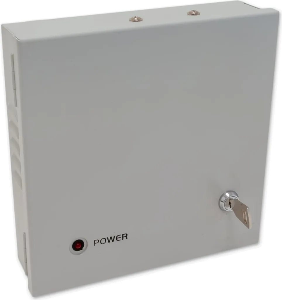 Boîtier d'alimentation 12V 4 Sorties avec Fusibles pour Vidéosurveillance
