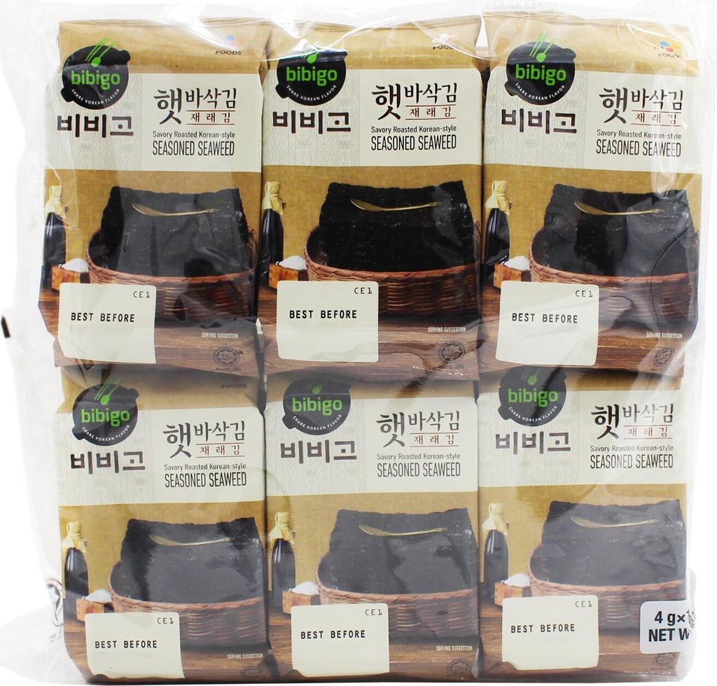 Bibigo Seealgen geröstet 48g (12x4g) Produktbild 