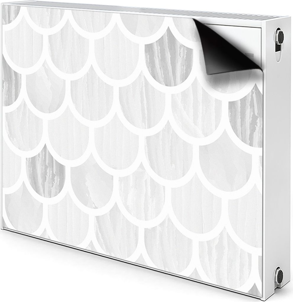 Magnet Heizkörper Heizkörper-Abdeckung Heizkörperabdeckung 100x60 cm - Jakobsmuscheln