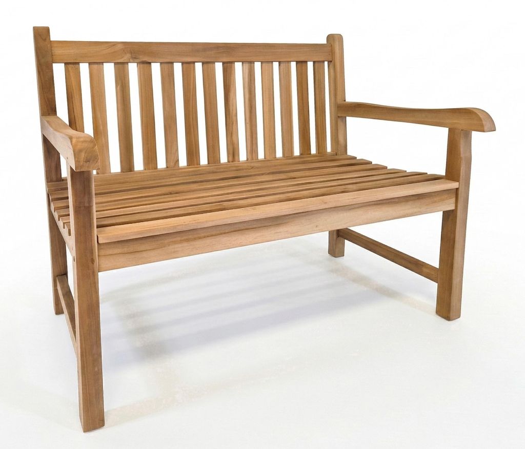 Stabile Bank Gartenbank Picadelly 120 cm in Premium Teak Produktbild 