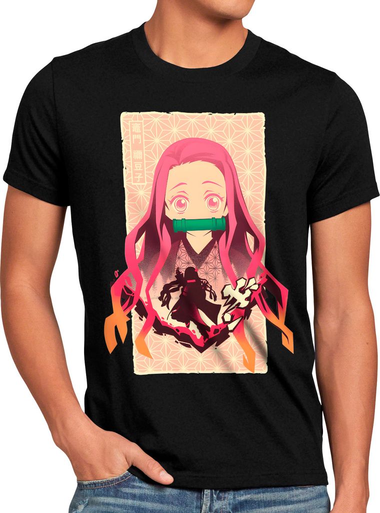 style3 Pretty Nezuko Herren T-Shirt anime japan manga