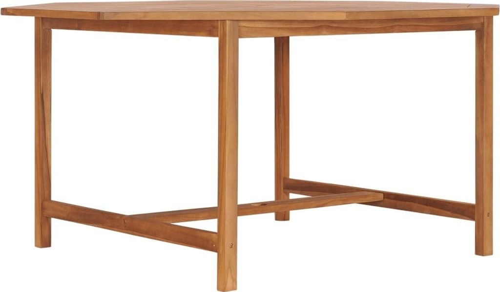 Gartentisch 150x150x75 cm Teakholz Massiv