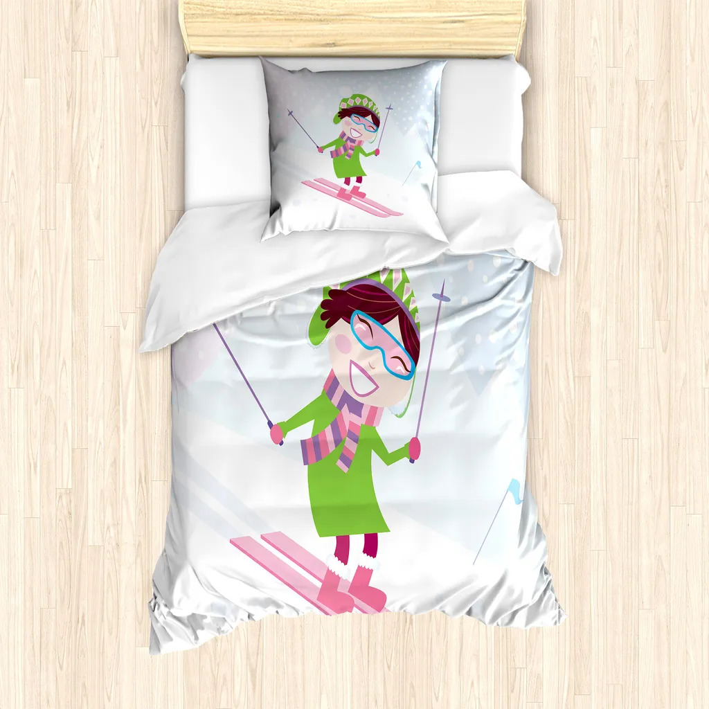 Copripiumino Sportivo ABAKUHAUS Sci 135x200cm | Anallergico