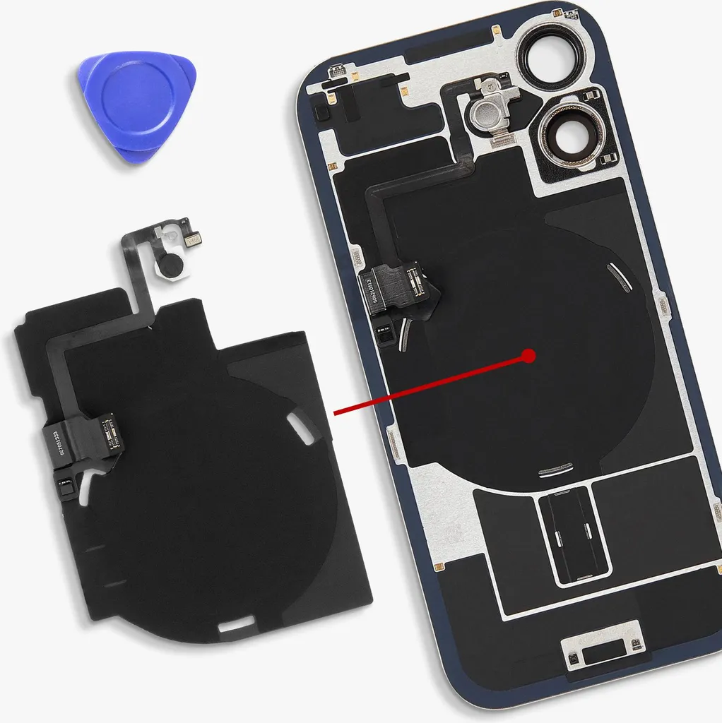 Nappe Flex NFC et Induction iPhone 17 avec Module Flash LED Intégré