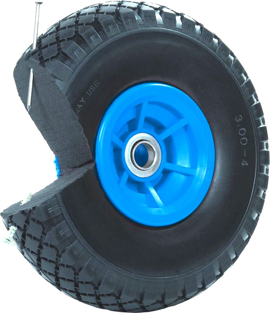2x Sackkarrenrad Vollgummi 260x85 3.00-4 Nabenlänge 60 mm Produktbild 6