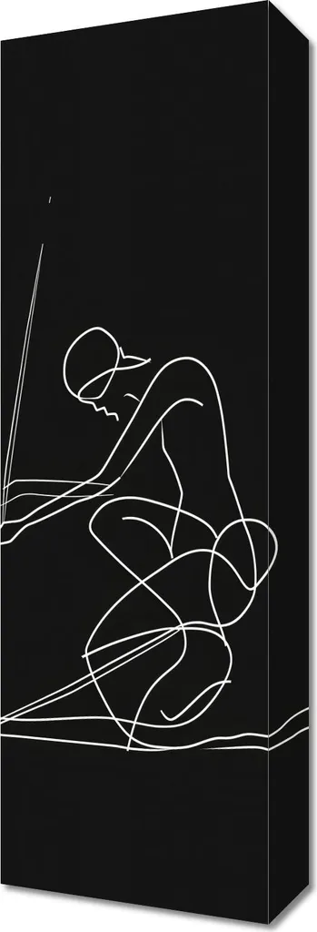 Tableau Image 20 x 60 cm Ligne - Décoration Murale Moderne Panoramique