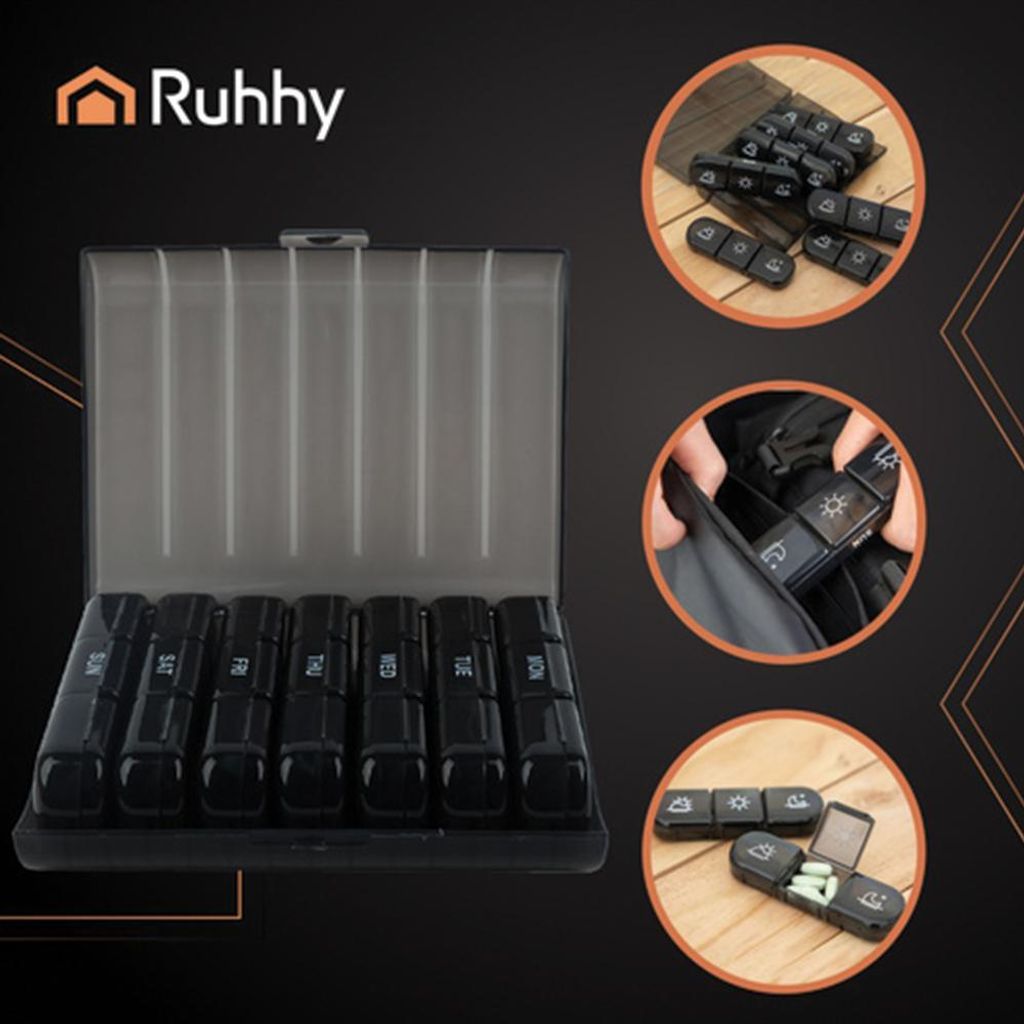 Ruhhy 26346 7-Tage-Medikamenten-Organizer Produktbild 