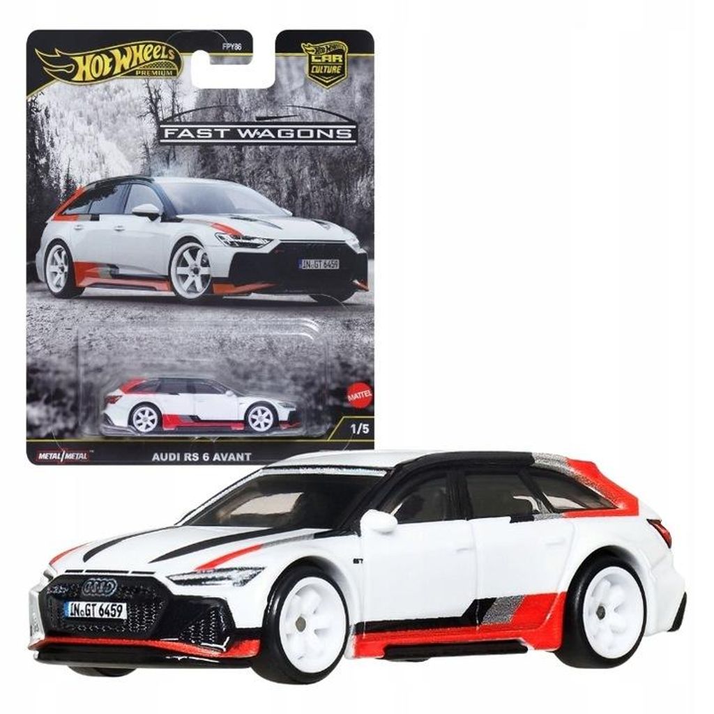 Hot Wheels AUDI RS6, Auto, 3 Jahr(e), Kunststoff, Metall, Produktbild 