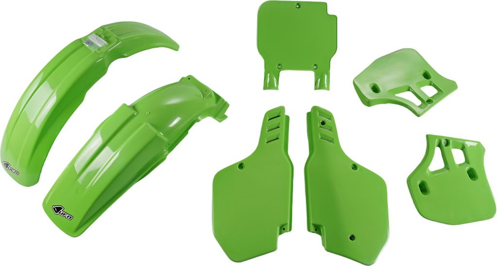 Verkleidungskit UFO PLAST 7-teilig Verkleidungssatz Kunststoff, Farbe:grün OEM
