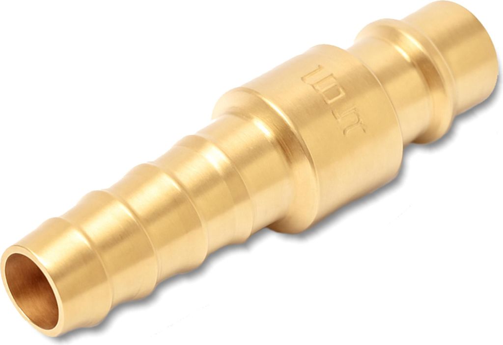 PARTNER PNEUMATIC Messingverbinder, Außengewinde 1/4" Fischgrät 10mm